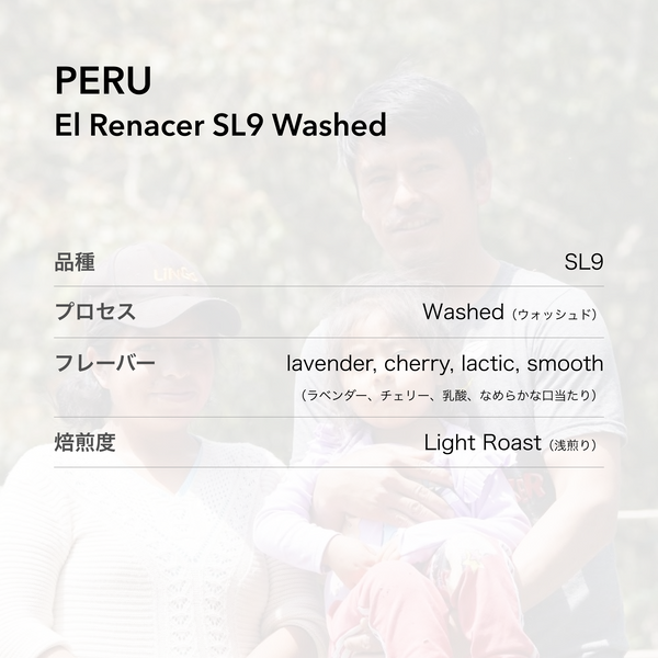 PERU El Renacer SL9 Washed